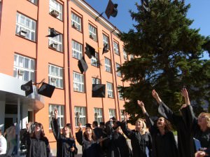 Вручение дипломов первому выпуску специальностей «Управление качеством» и «Вычислительные машины, комплексы, системы и сети»