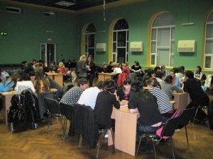 Интеллектуальная игра «Что? Где? Когда?» на факультете бизнеса и экономики АГУ